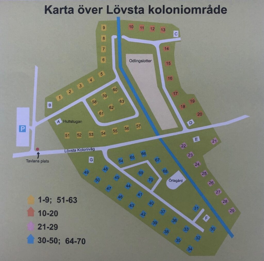 Lövsta kartbild